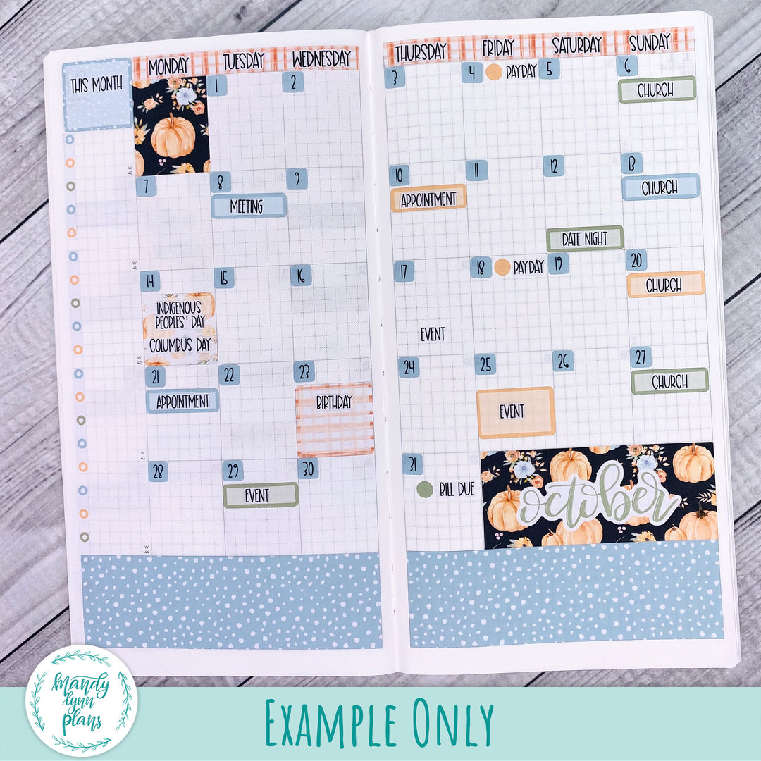 October 2024 Common Planner Monthly Kit || Happy Pumpkins || 283