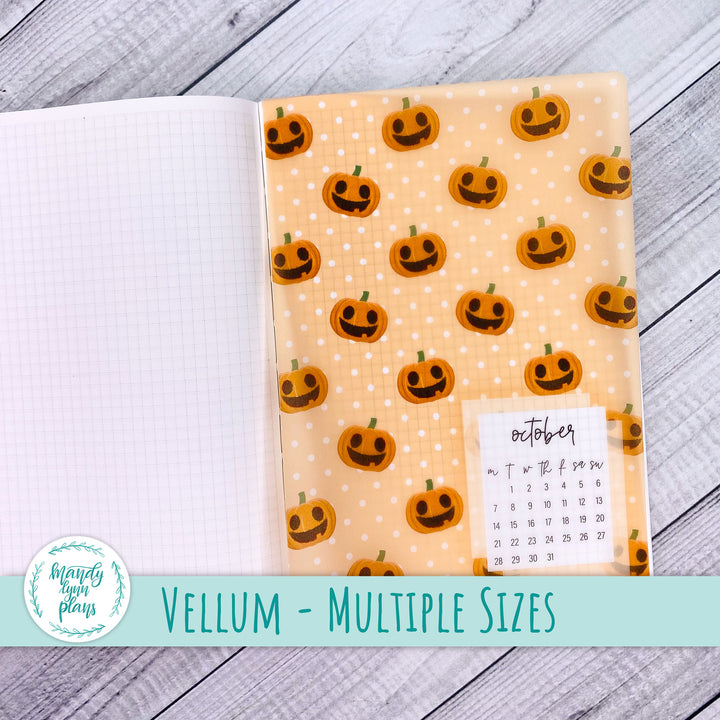 Happy Pumpkins Vellum || 283