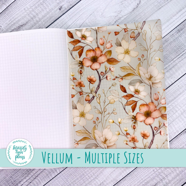 Autumn Blooms Vellum || 284