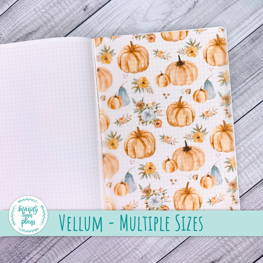 Pumpkin Floral Vellum || 285