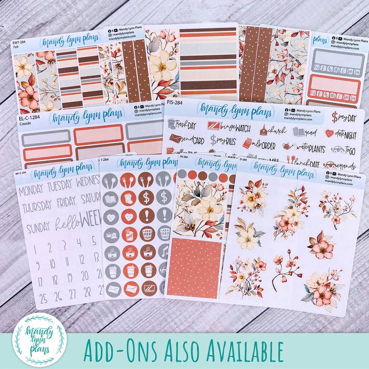 Hobonichi A6 Weekly Kit || Autumn Blooms || WK-A6T-3284