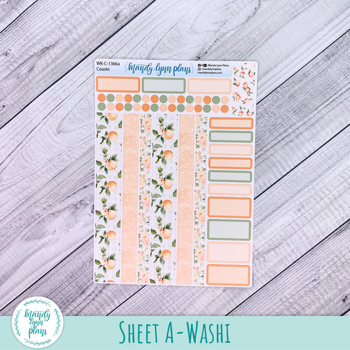 Weekly Kit || Hobonichi Cousin and Weeks || Peaches & Cream || 366