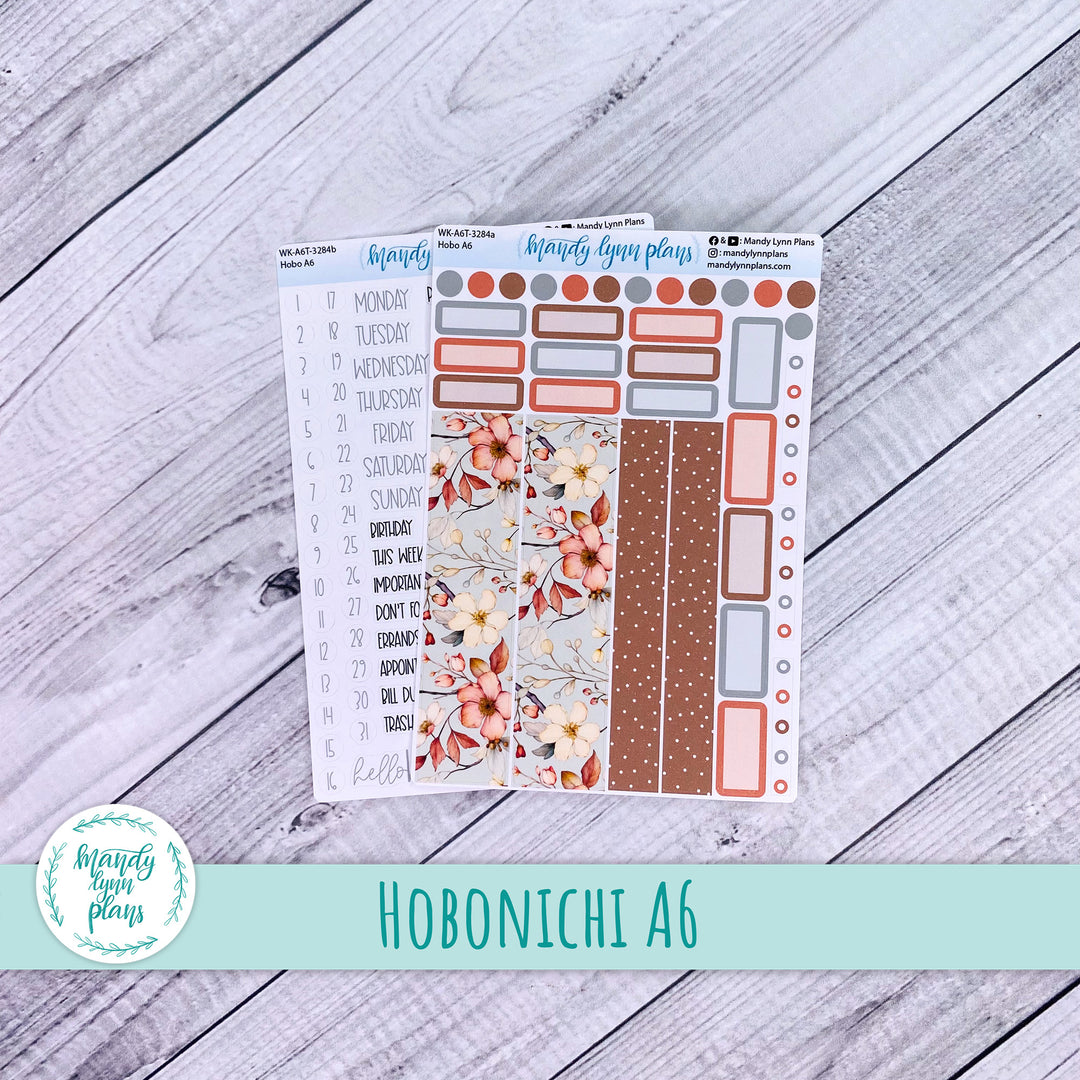 Hobonichi A6 Weekly Kit || Autumn Blooms || WK-A6T-3284