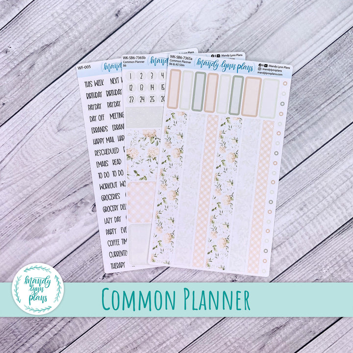 Weekly Kit || Sterling Ink Common Planners || Gingham Gardens || 365
