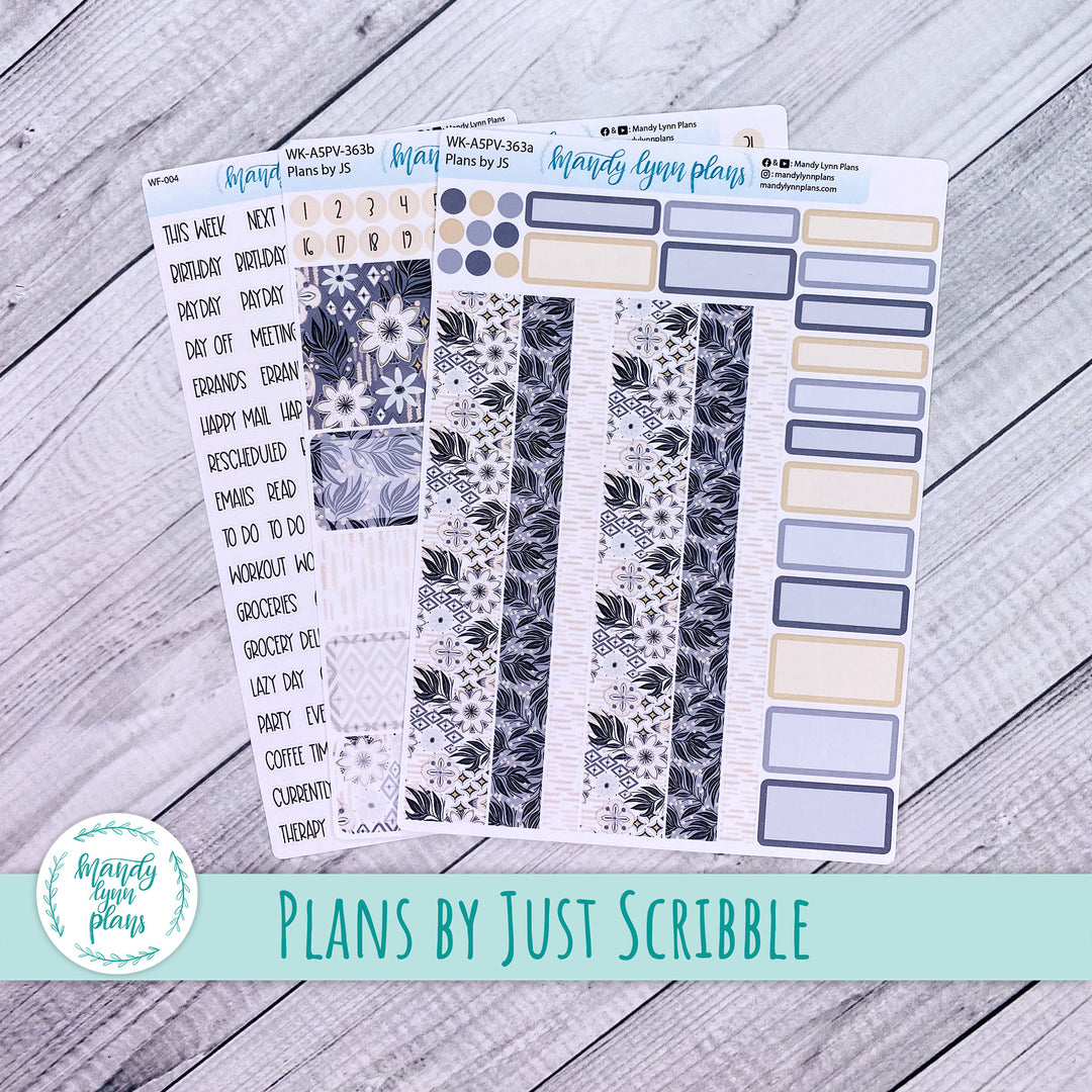 Weekly Kit || A5, B6, A6 Plans by Just Scribble || Boho Dreams || 363