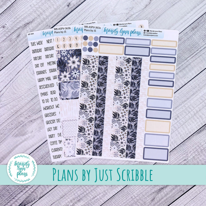 Weekly Kit || A5, B6, A6 Plans by Just Scribble || Boho Dreams || 363