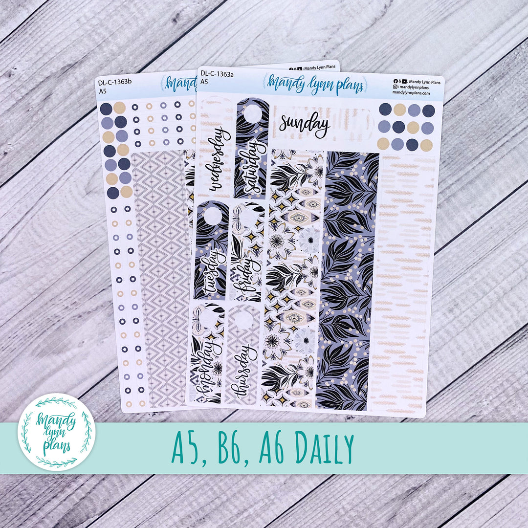 Daily Kit || A5, B6, A6 || Boho Dreams || 363