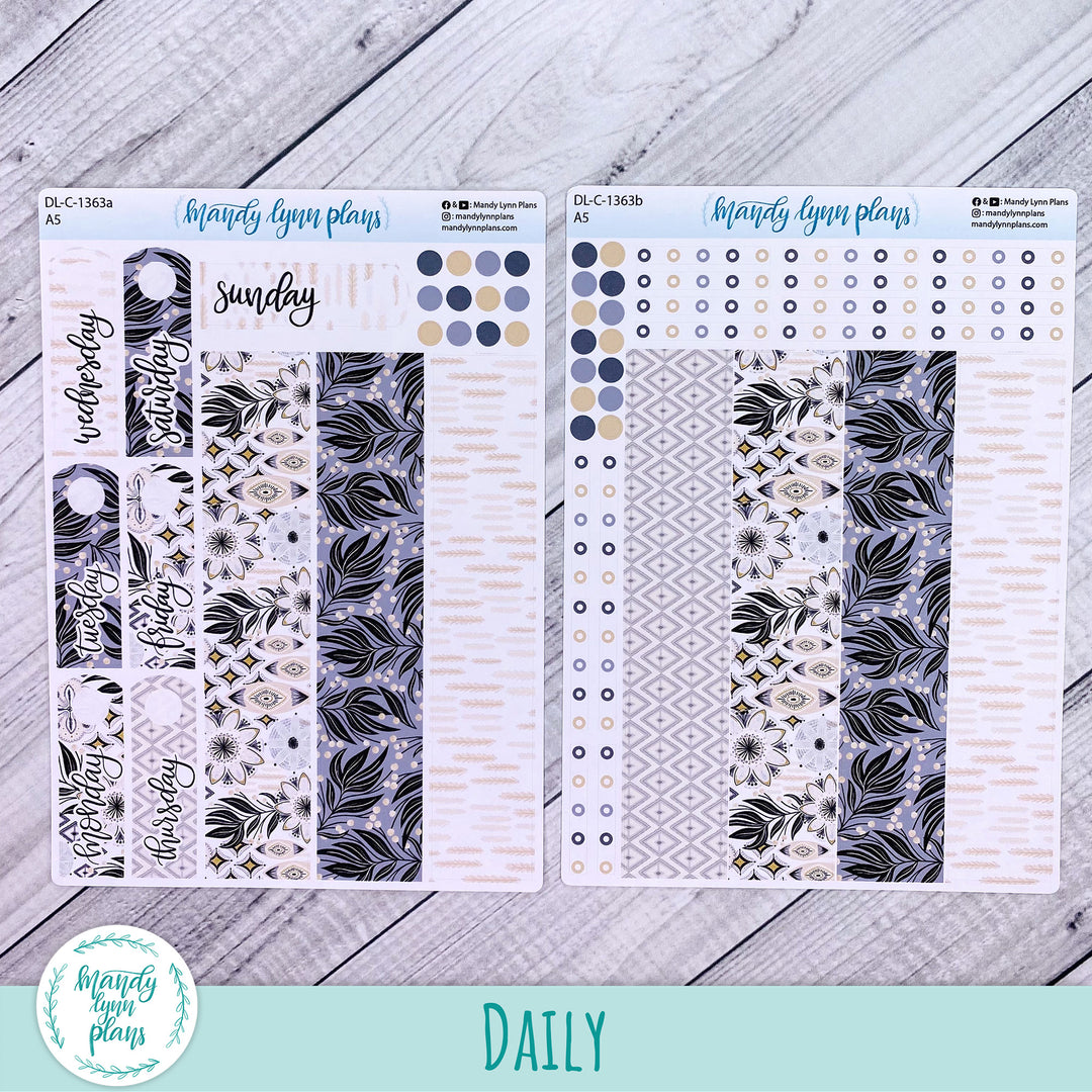 Daily Kit || A5, B6, A6 || Boho Dreams || 363