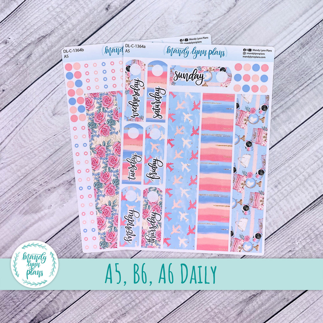 Daily Kit || A5, B6, A6 || Traveling Trellis || 364