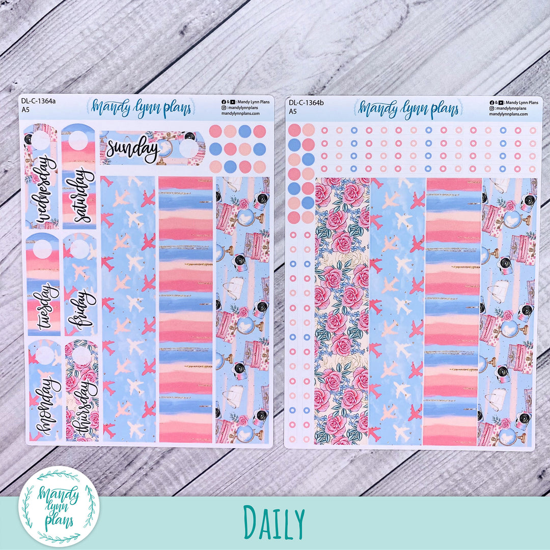 Daily Kit || A5, B6, A6 || Traveling Trellis || 364