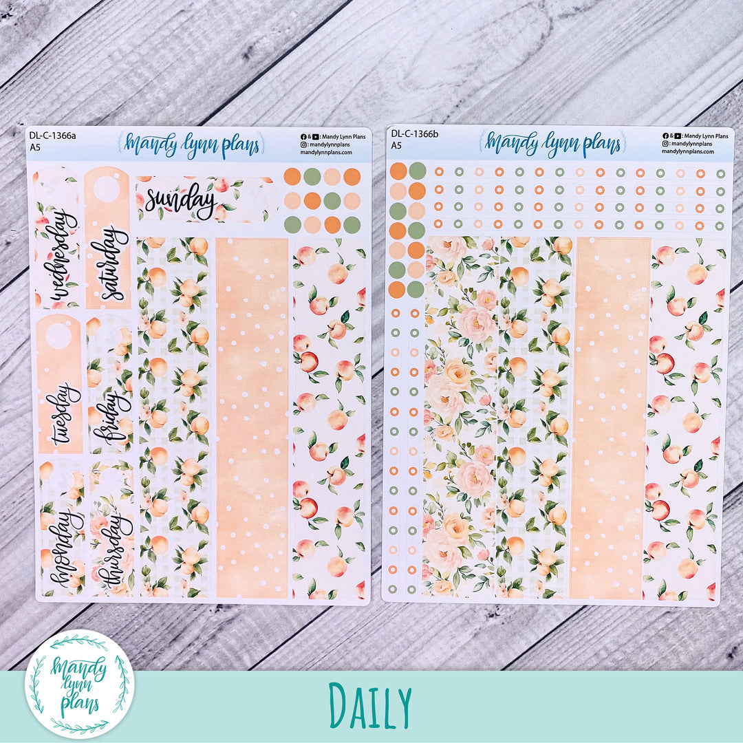 Daily Kit || A5, B6, A6 || Peaches & Cream || 366