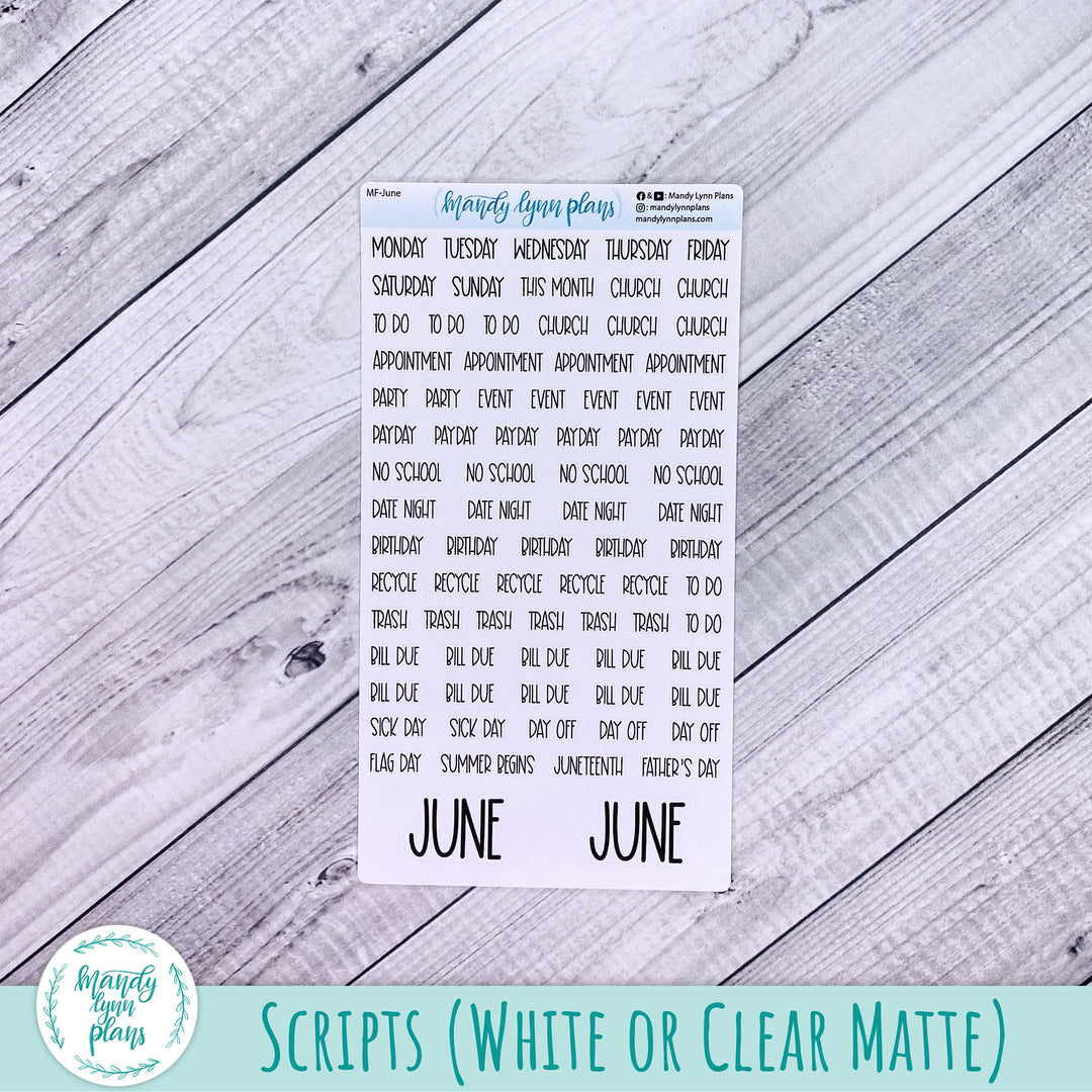 June 2026 or Any Month Monthly Kit || Hobonichi Cousin, Weeks, A6 || Boho Dreams || 363