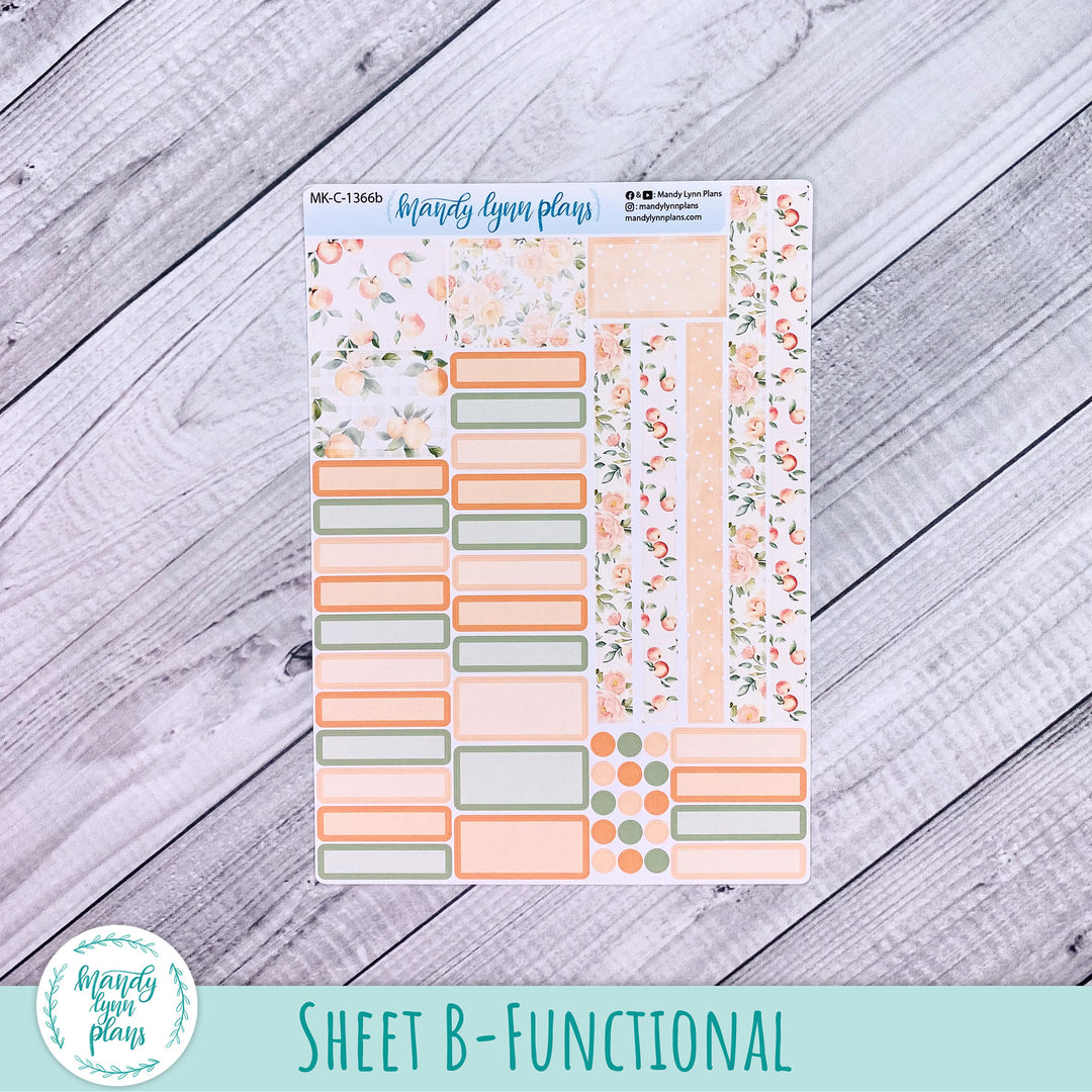 June 2026 or Any Month Monthly Kit || Hobonichi Cousin, Weeks, A6 || Peaches & Cream || 366