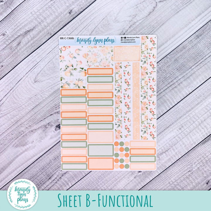 June 2026 or Any Month Monthly Kit || Hobonichi Cousin, Weeks, A6 || Peaches & Cream || 366