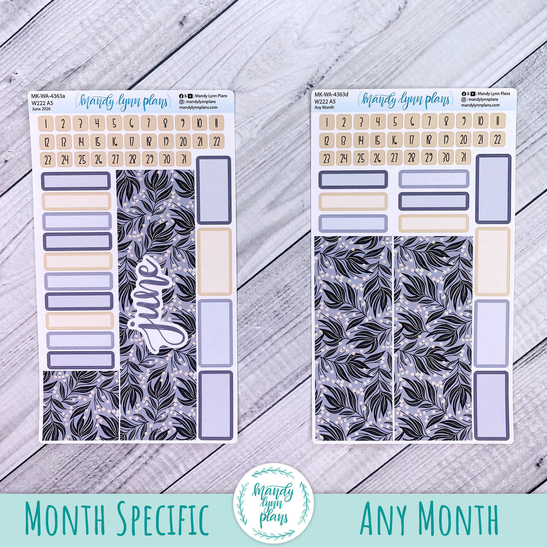 June 2026 or Any Month Monthly Kit || Wonderland 222 A5, B6, A6 || Boho Dreams || 363