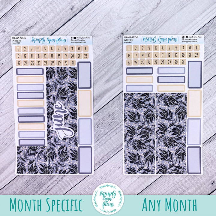 June 2026 or Any Month Monthly Kit || Wonderland 222 A5, B6, A6 || Boho Dreams || 363