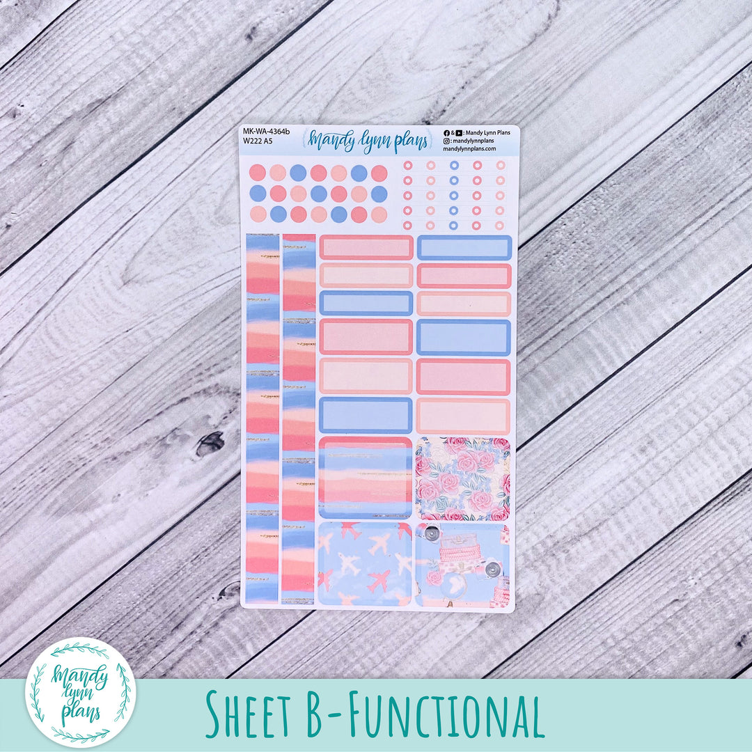 June 2026 or Any Month Monthly Kit || Wonderland 222 A5, B6, A6 || Traveling Trellis || 364