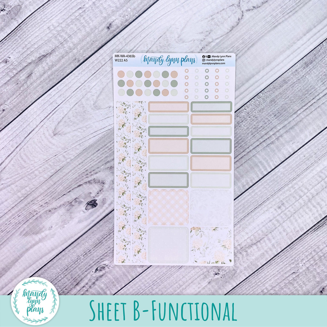 June 2026 or Any Month Monthly Kit || Wonderland 222 A5, B6, A6 || Gingham Gardens || 365