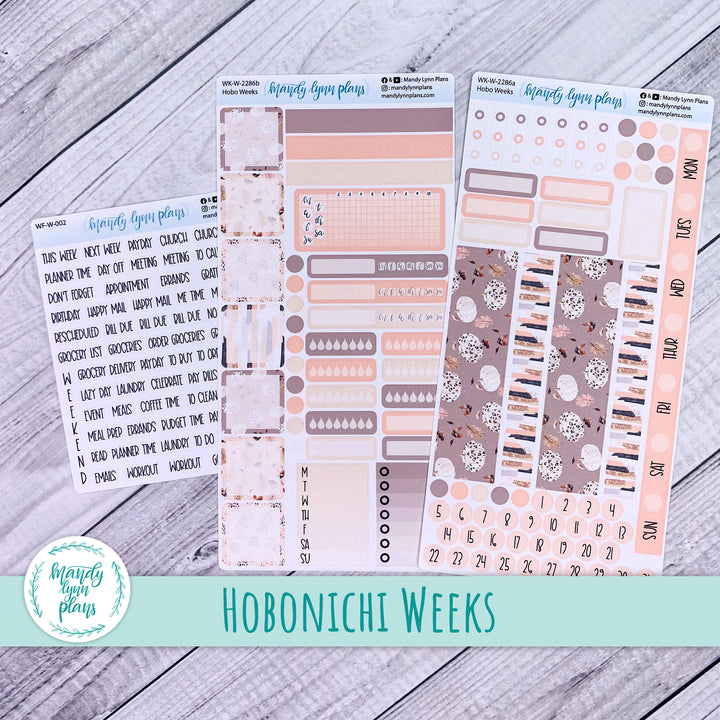 Hobonichi Weeks Weekly Kit || Blush and Spice || WK-W-2286