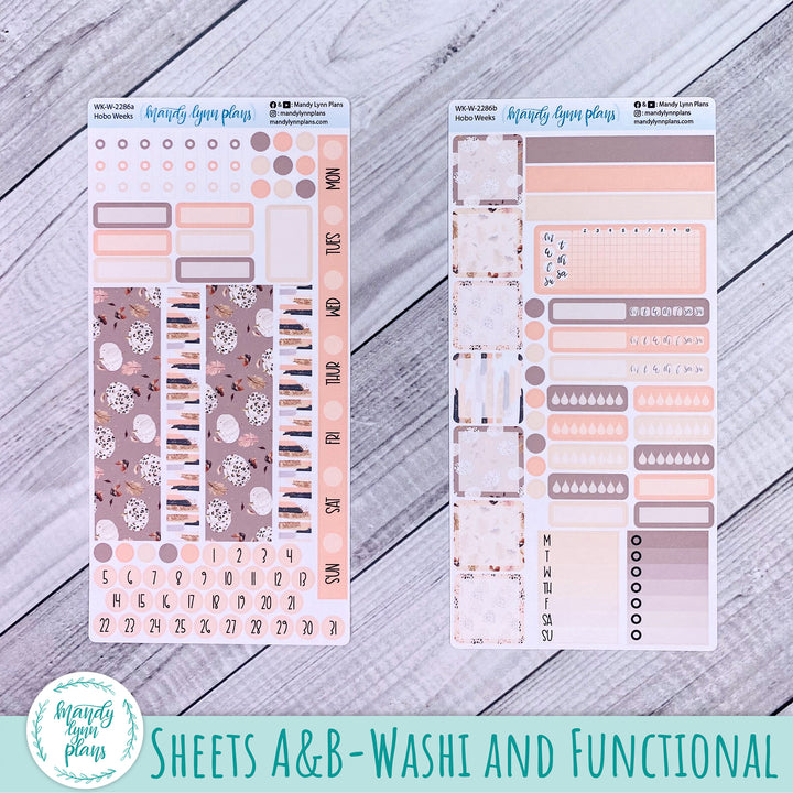 Hobonichi Weeks Weekly Kit || Blush and Spice || WK-W-2286