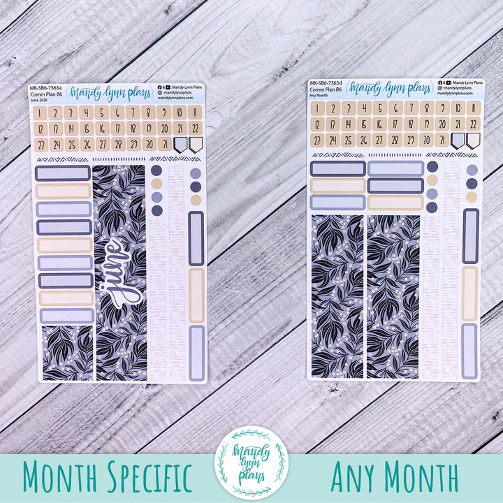 June 2026 or Any Month Monthly Kit || Sterling Ink A5, A5 Slim, B6, B6 Slim, N1, N2 Common Planner || Boho Dreams || 363