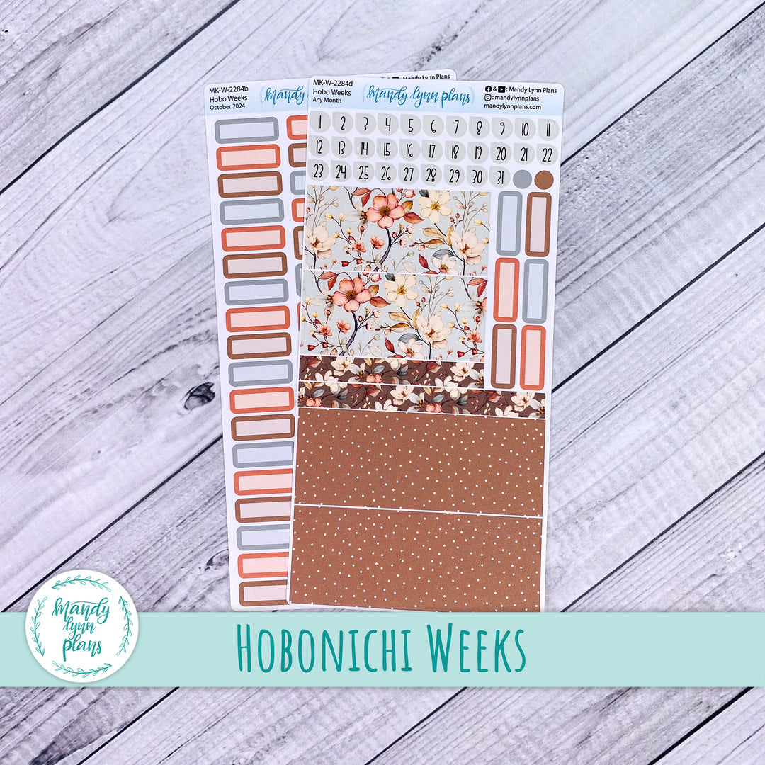 Any Month Hobonichi Weeks Monthly Kit || Autumn Blooms || MK-W-2284