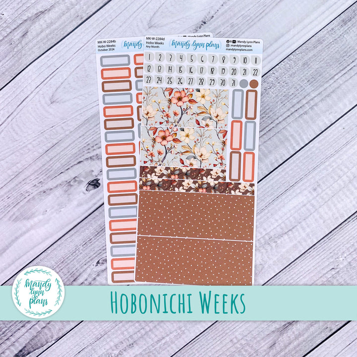 Any Month Hobonichi Weeks Monthly Kit || Autumn Blooms || MK-W-2284