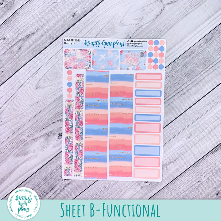 June 2026 or Any Month Monthly Kit || A5, B6, A6 Plans by Just Scribble || Traveling Trellis || 364