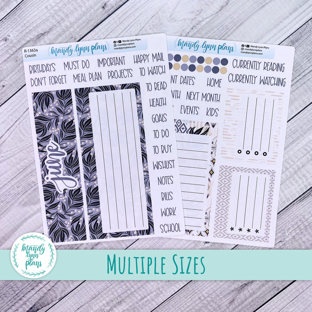 June Dashboard Kit || Hobonichi, Common Planner, Wonderland 222, Plans by Just Scribble || Boho Dreams || 363