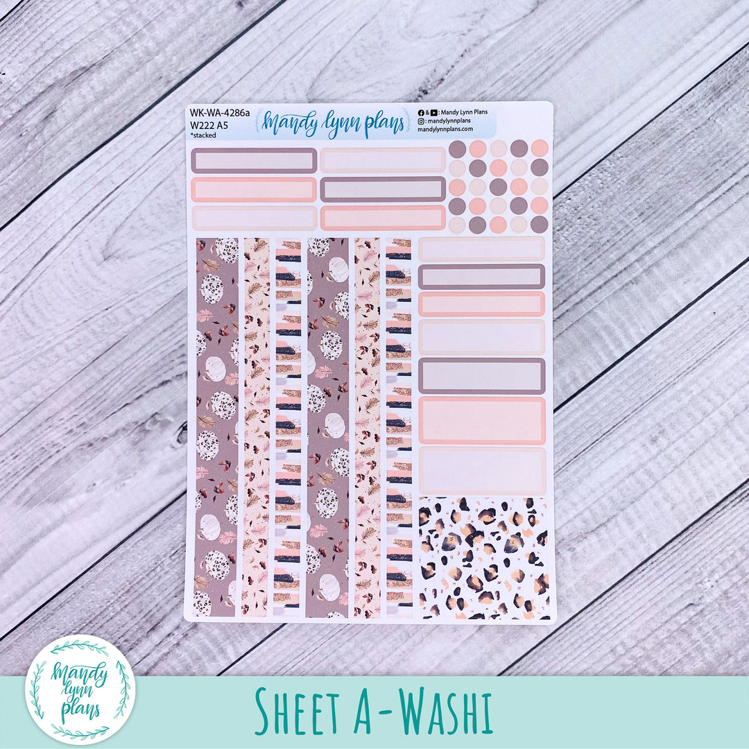 2024  Wonderland 222 Weekly Kit || Blush and Spice || 286