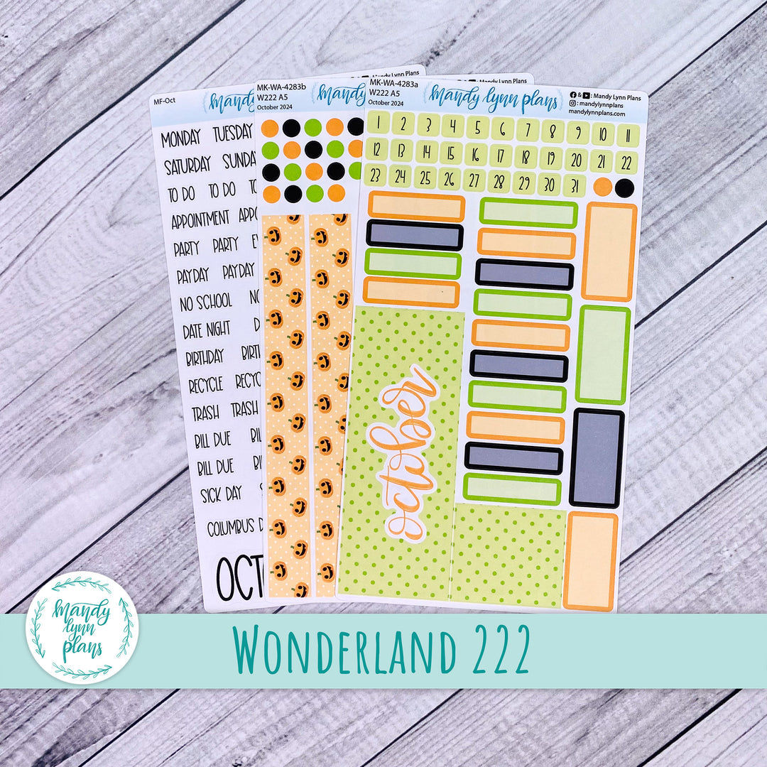 Wonderland 222 October 2024 Monthly Kit || Happy Pumpkins || 283