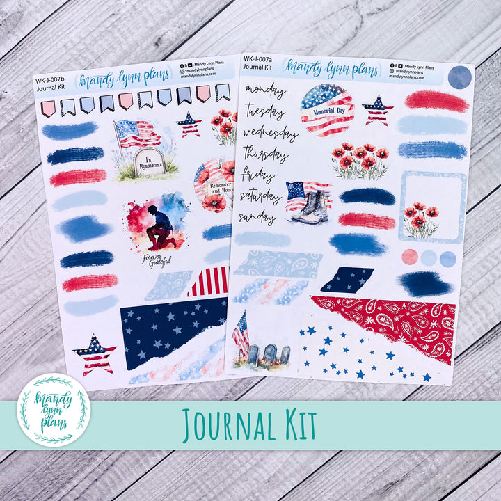 Memorial Day Journal Kit || WK-J-007