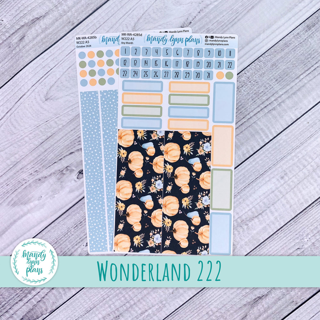 2024 Any Month Wonderland 222 Monthly Kit || Pumpkin Floral || 285