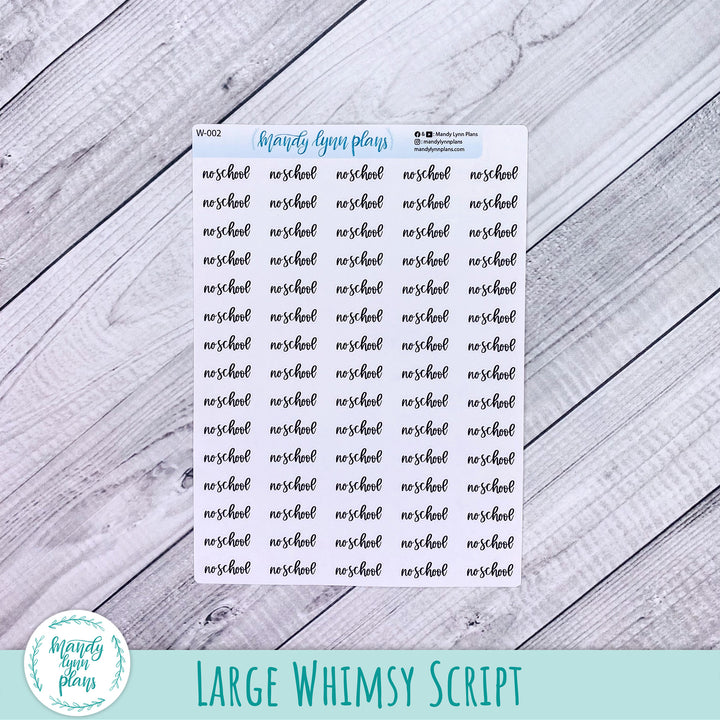 No School Scripts || 002