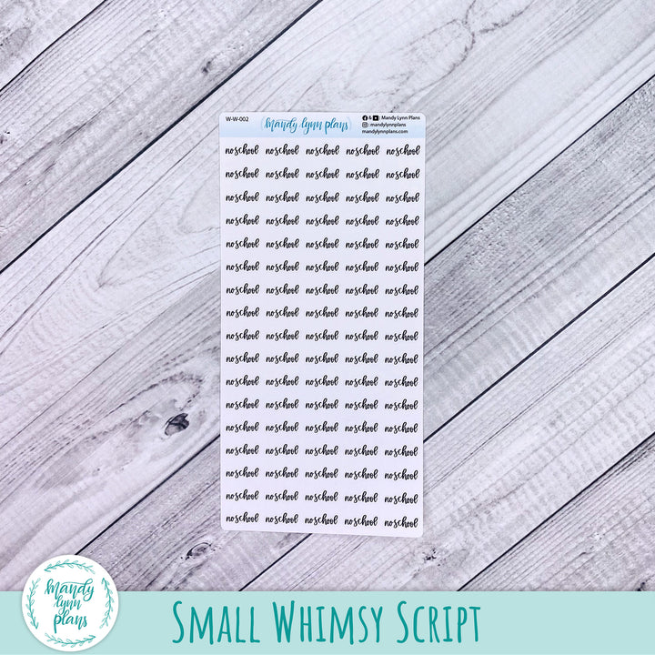 No School Scripts || 002