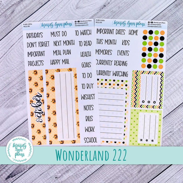 2024  October Wonderland 222 Dashboard || Happy Pumpkins || 283