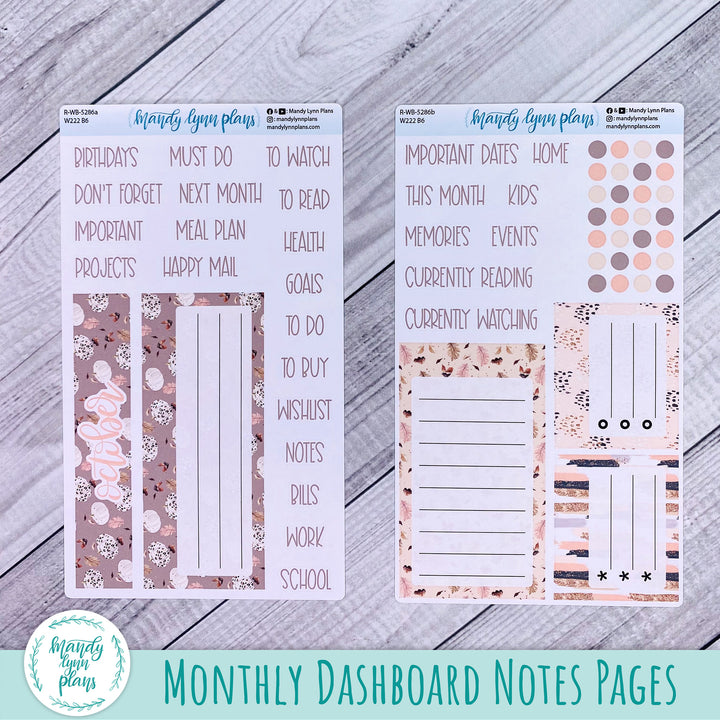 2024  October Wonderland 222 Dashboard || Blush and Spice || 286