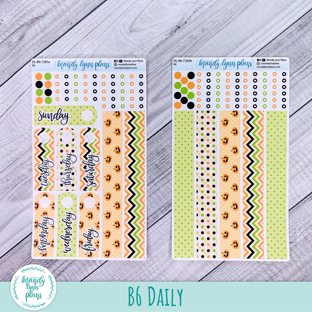 B6 Daily Kit || Happy Pumpkins || DL-B6-7283