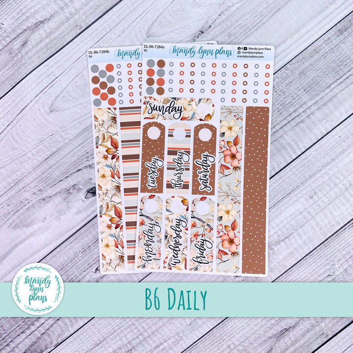 B6 Daily Kit || Autumn Blooms || DL-B6-7284