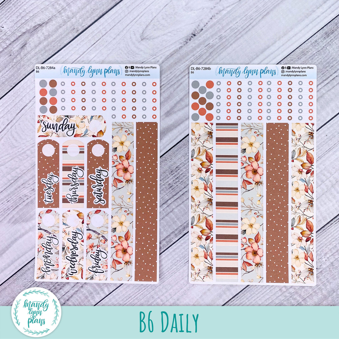 B6 Daily Kit || Autumn Blooms || DL-B6-7284