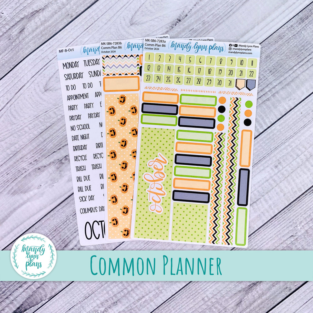 October 2024 Common Planner Monthly Kit || Happy Pumpkins || 283