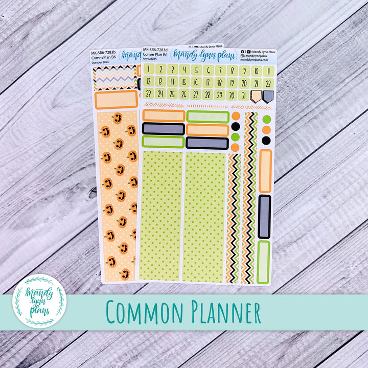 Any Month Common Planner Monthly Kit || Happy Pumpkins || 283