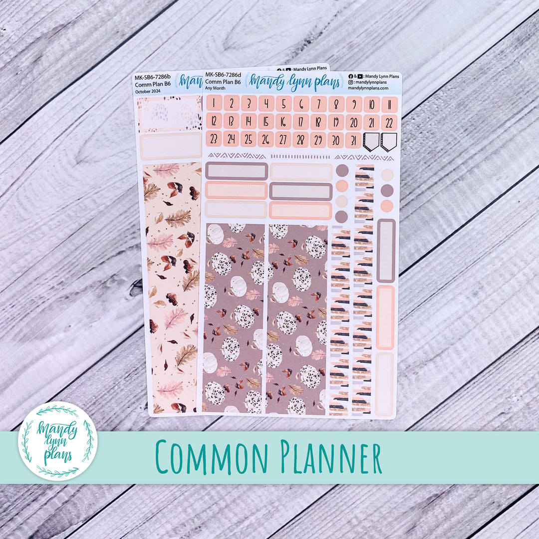 Any Month Common Planner Monthly Kit || Blush and Spice || 286