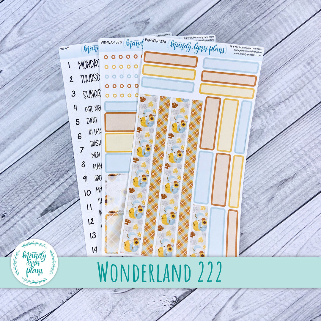 Wonderland 222 Weekly Kit || Pumpkin Patch || 137