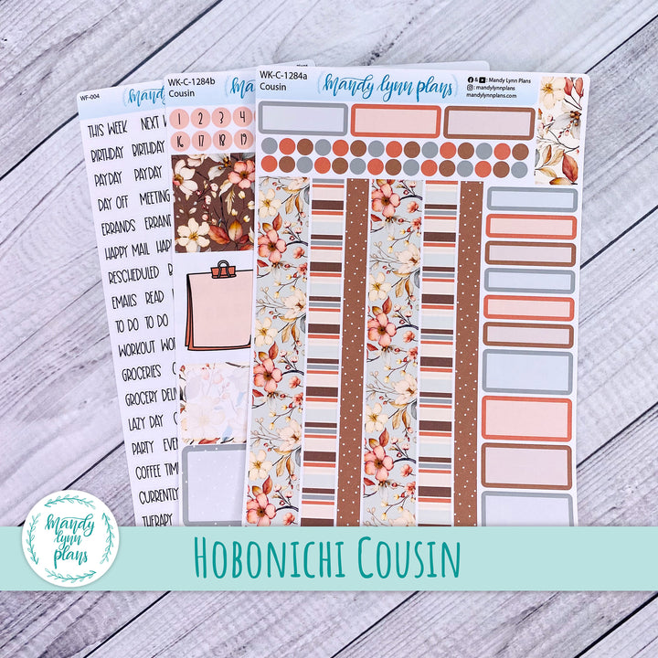 Hobonichi Cousin Weekly Kit || Autumn Blooms || WK-C-1284