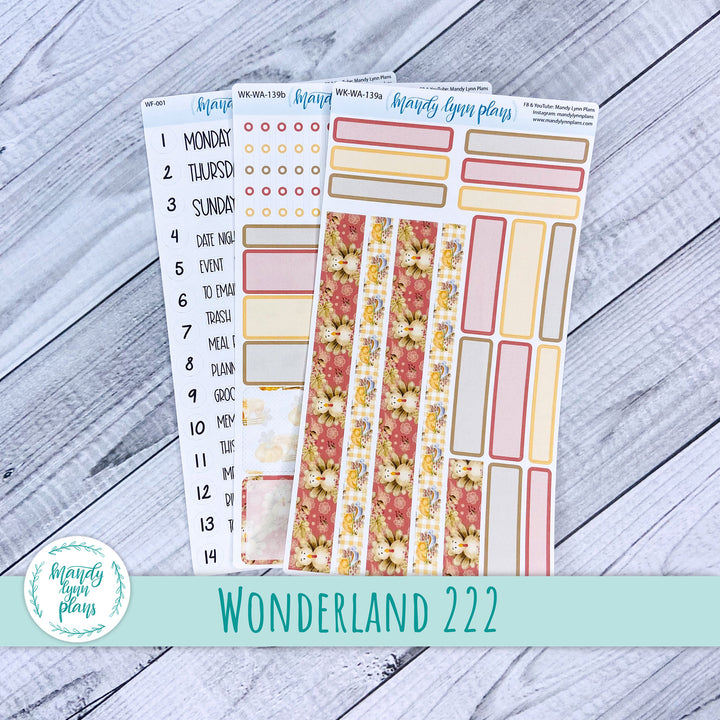 Wonderland 222 Weekly Kit || Gobble Gobble || 139
