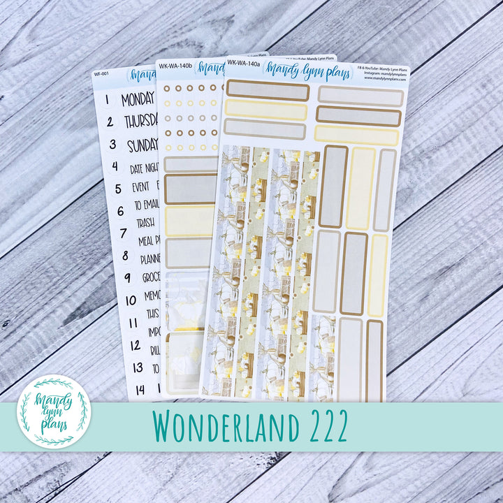 Wonderland 222 Weekly Kit || Thankful and Blessed || 140