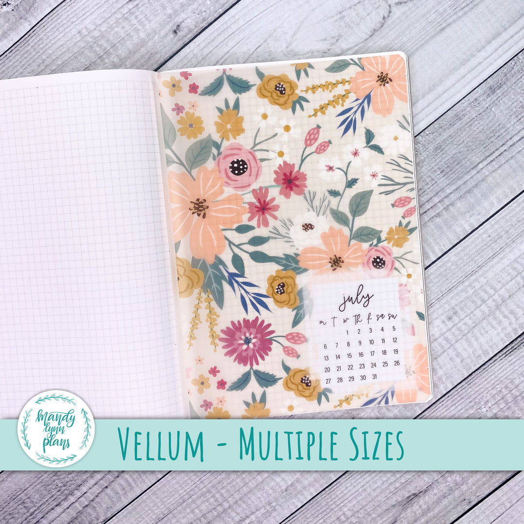 Eclectic Blooms Vellum || 367