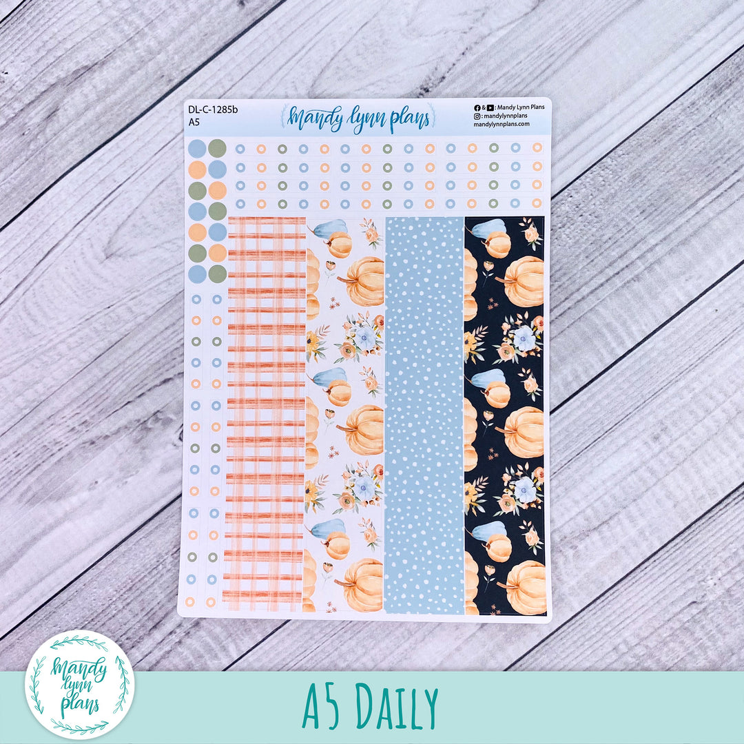 A5 Daily Kit || Pumpkin Floral || DL-C-1285