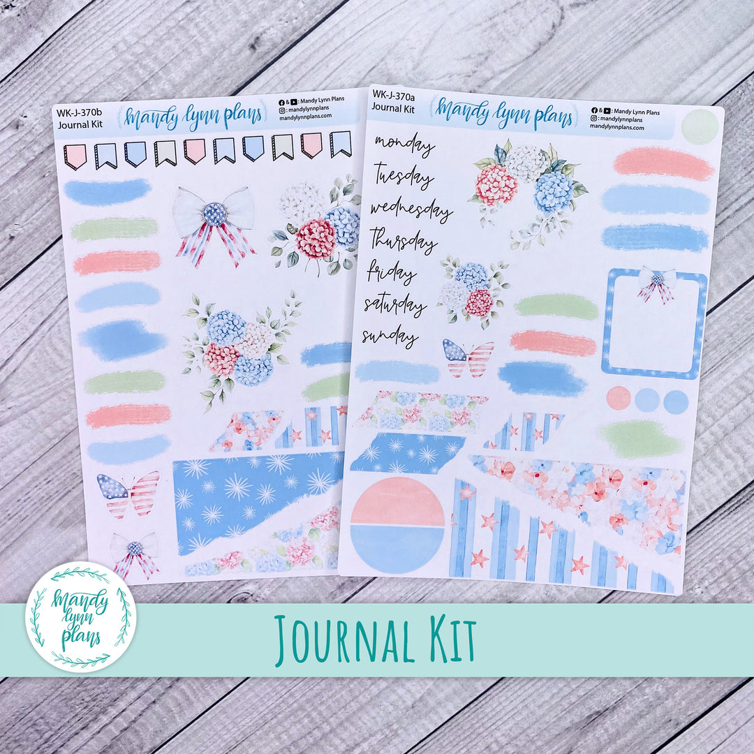 Patriotic Posy Journal Kit || WK-J-370
